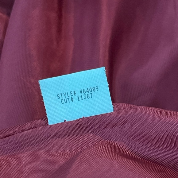 Max & Mabel Cranberry Red Jacket Blazer Size 1 - Picture 4 of 4